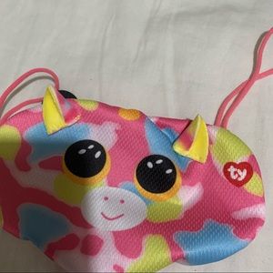 💙 Kids Rainbow Giraffe Adjustable Face Mask - NWOT